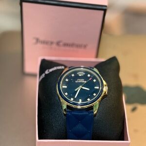 Juicy Couture Navy and Gold Ladies Watch